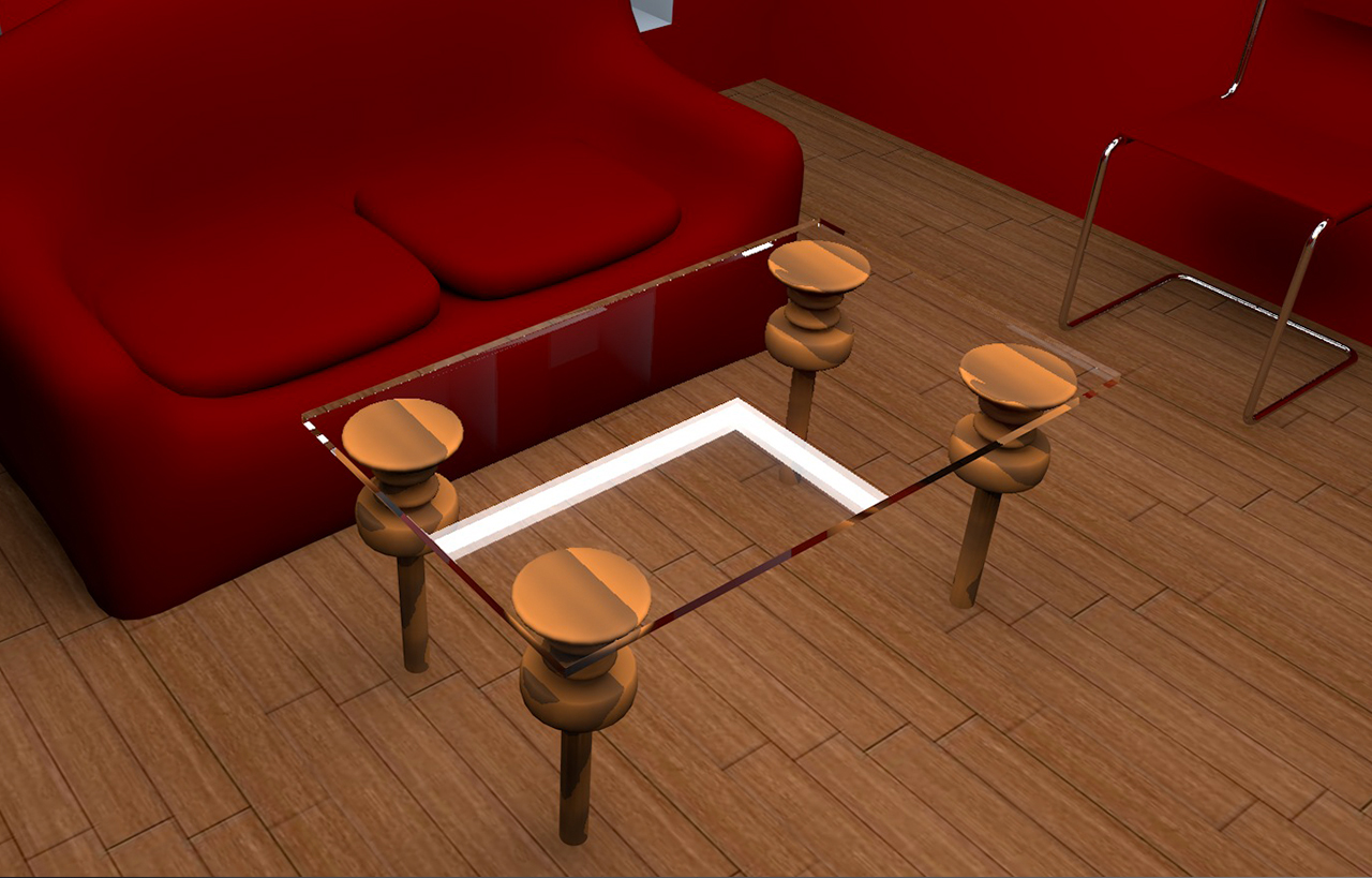 Konzeptioneller Raum in 3D