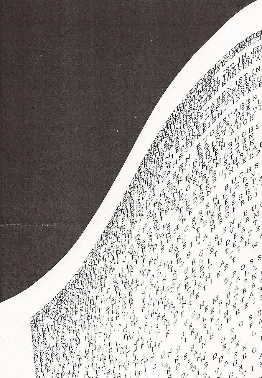 Buch Scan Typografisch