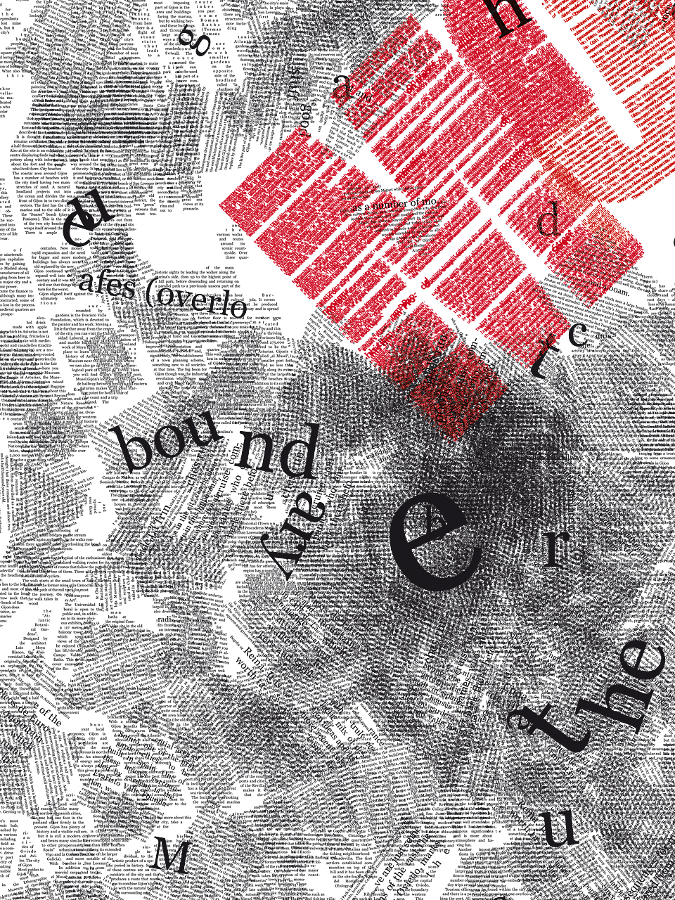 Typografie Poster Chaos im System