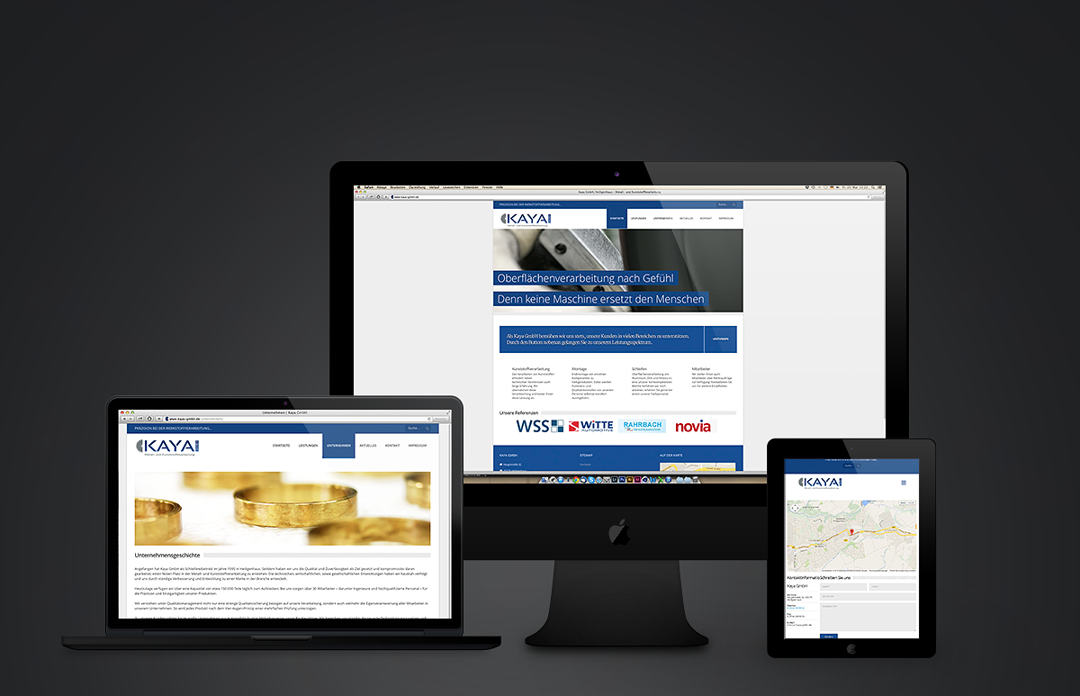 Kaya GmbH Webseite