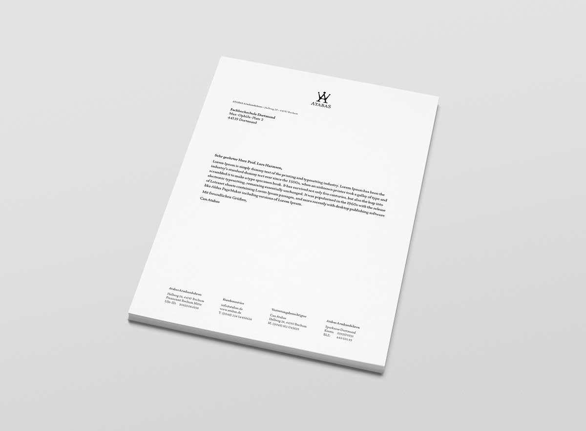 Atabas Design Briefpapier