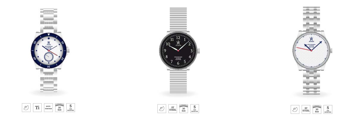 Atabas Design Uhren Kollektion