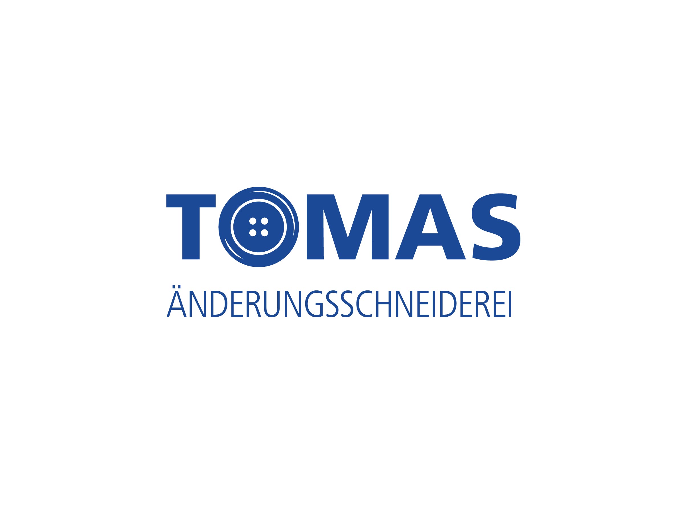 Tomas Änderungsschneiderei Logo Design Vorschau