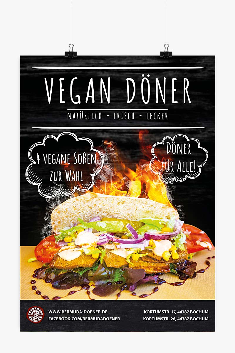 Vegan Döner Kampagne Poster